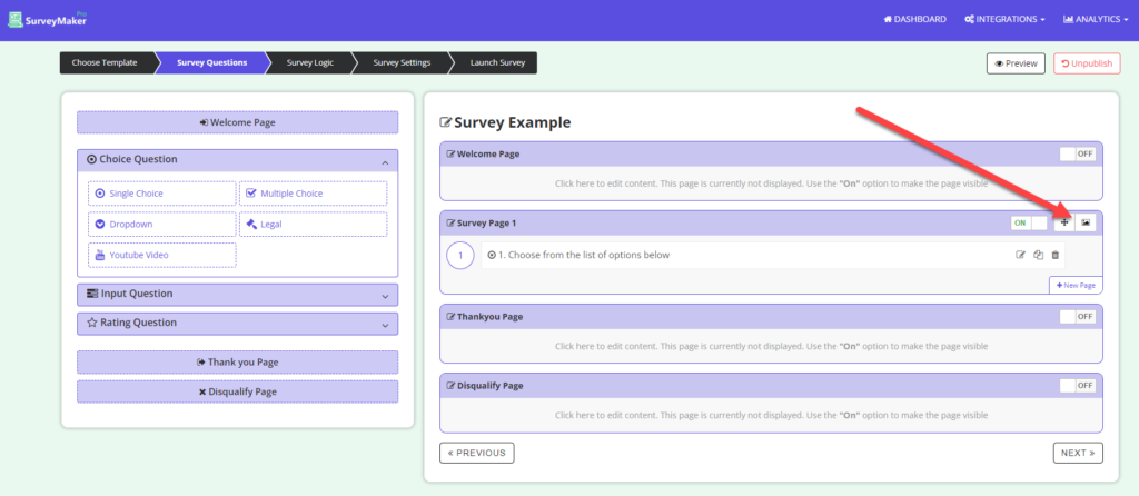 Edit Templates Survey Maker Pro